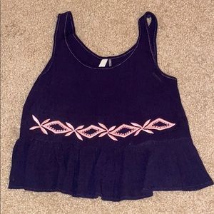 Flows cropped tank top
